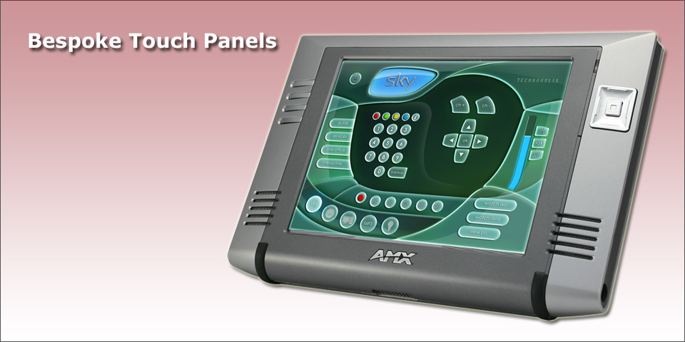 Touch Panels - AMX Programmer and Crestron Programmer